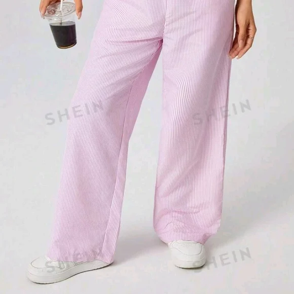 Pink striped pants - Picture 2 of 2